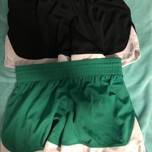 2 pairs of gym shorts